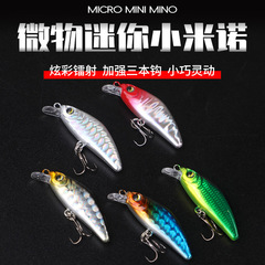 マイクロロングタンプレートミノー遠投水中ミニミノルアー淡水魚ルアールアー専用釣具