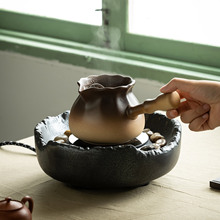 围炉煮茶家用室内黑茶普洱煮茶炉烤茶玻璃茶壶泡茶壶电陶炉煮茶器