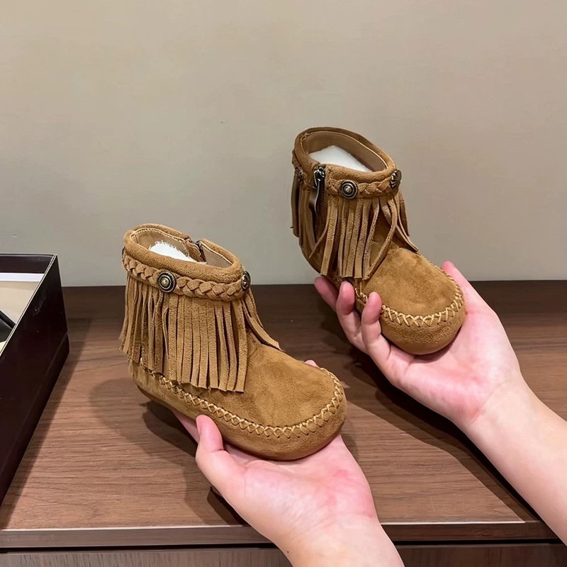Детские кожаные сапоги