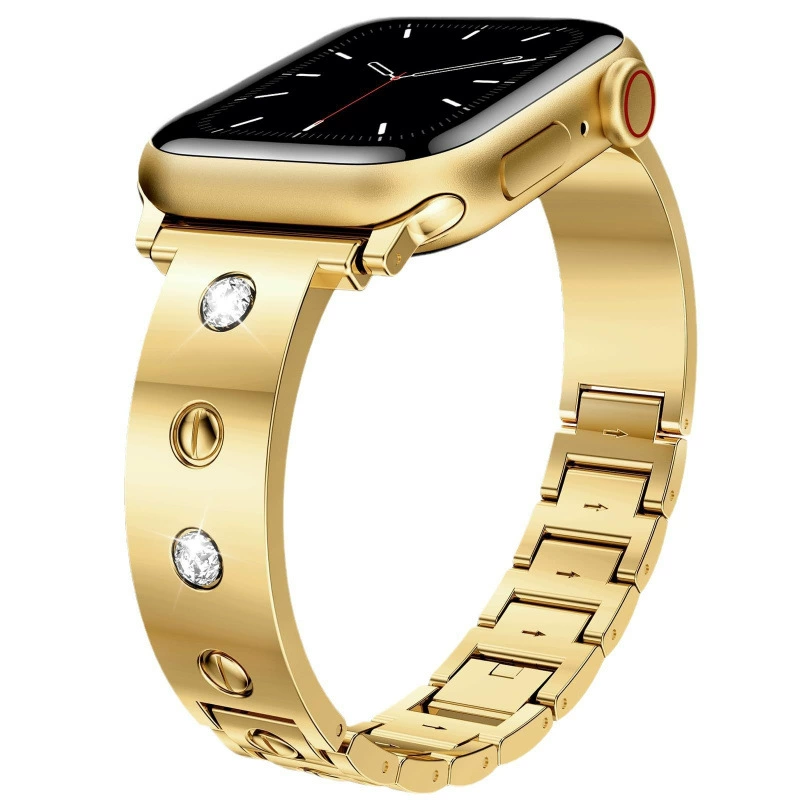 Заводной совместимый ремешок iwatch9 S9 металлический S10 apple watch s7 съемный ремешок applewatchS8