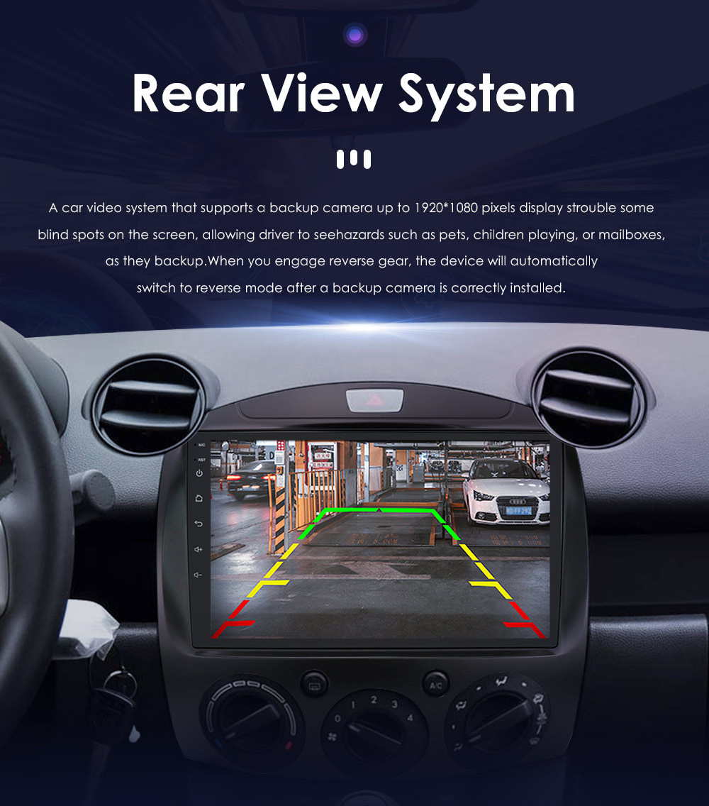 9inch Android Large Screen Suitable for 07-14 Mazda 2 Car Mp5 Intelligent Navigation Gps All-In-One Machine