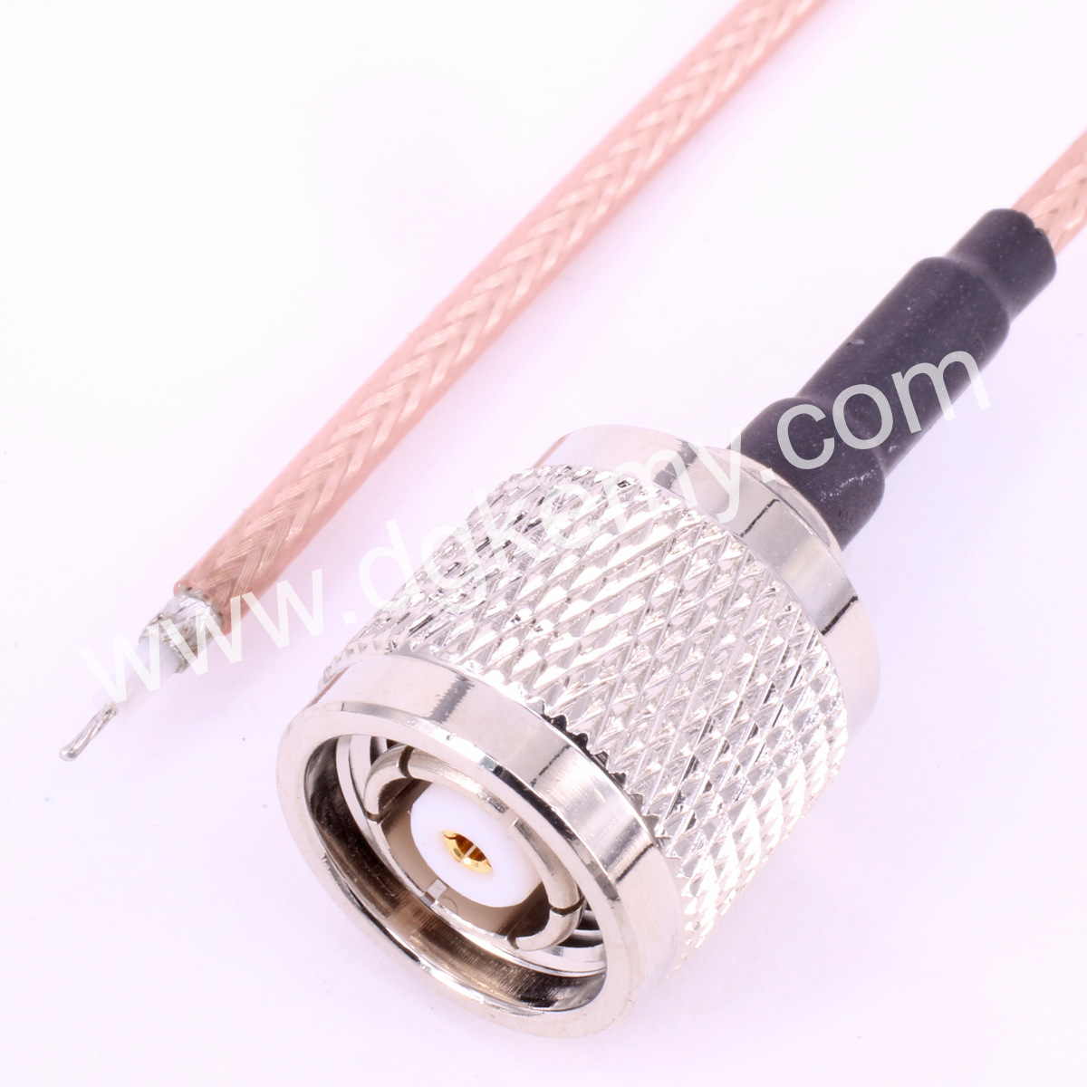 RP TNC直公头内螺纹内针转剥镀RG316射频跳线 反极性TNC公头母针