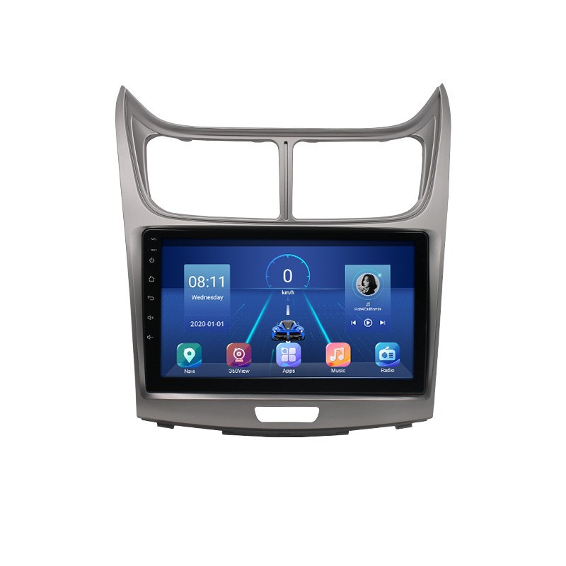 Aplicable a 10-13 Chevrolet Sail Android reproductor de navegación MP5 Radio 4 + 64 Carplay incorporado