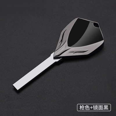 Motorcycle Key blank suitable for - gunmetal-mirror-black-cf-250sr