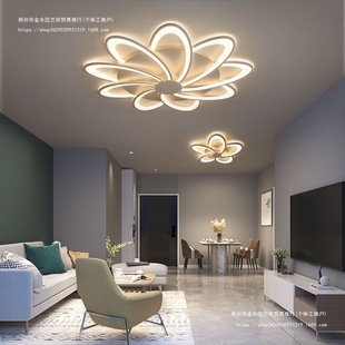 2025 New Simple Creative High-end Internet Celebrity Restaurant Atmospheric Living Room Ceiling Lamp Modern Romantic Bedroom Living Room Lamp