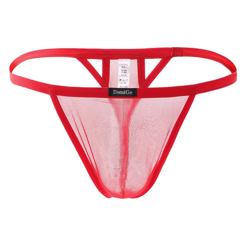 Dumi ropa interior en forma de T de los hombres de moda internacional bolsa sexy pantalones en forma de T de los hombres de seda de hielo simple 5267 fabricantes en stock