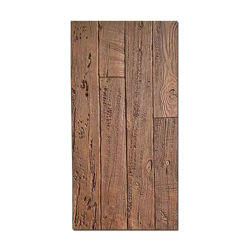 Tablero decorativo de madera podrida de imitación de pu, pared exterior de villa, pared de fondo interior y exterior, imitación de piel de piedra retro, trabajo de grano de madera cultural