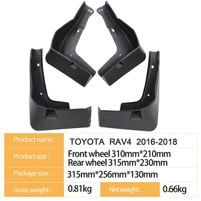 Mudguard Rav4 2016-2018 Foreign