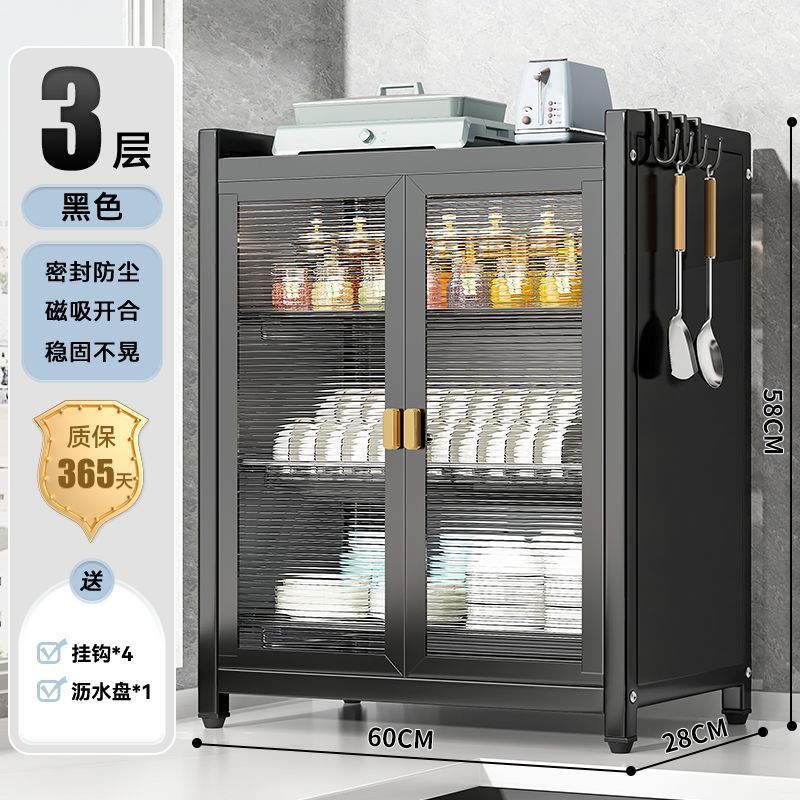 Estante de platos con cubierta estante de platos de cocina estante de almacenamiento para armario doméstico mostrador palillos bandeja caja de almacenamiento a prueba de polvo estante de drenaje multifuncional