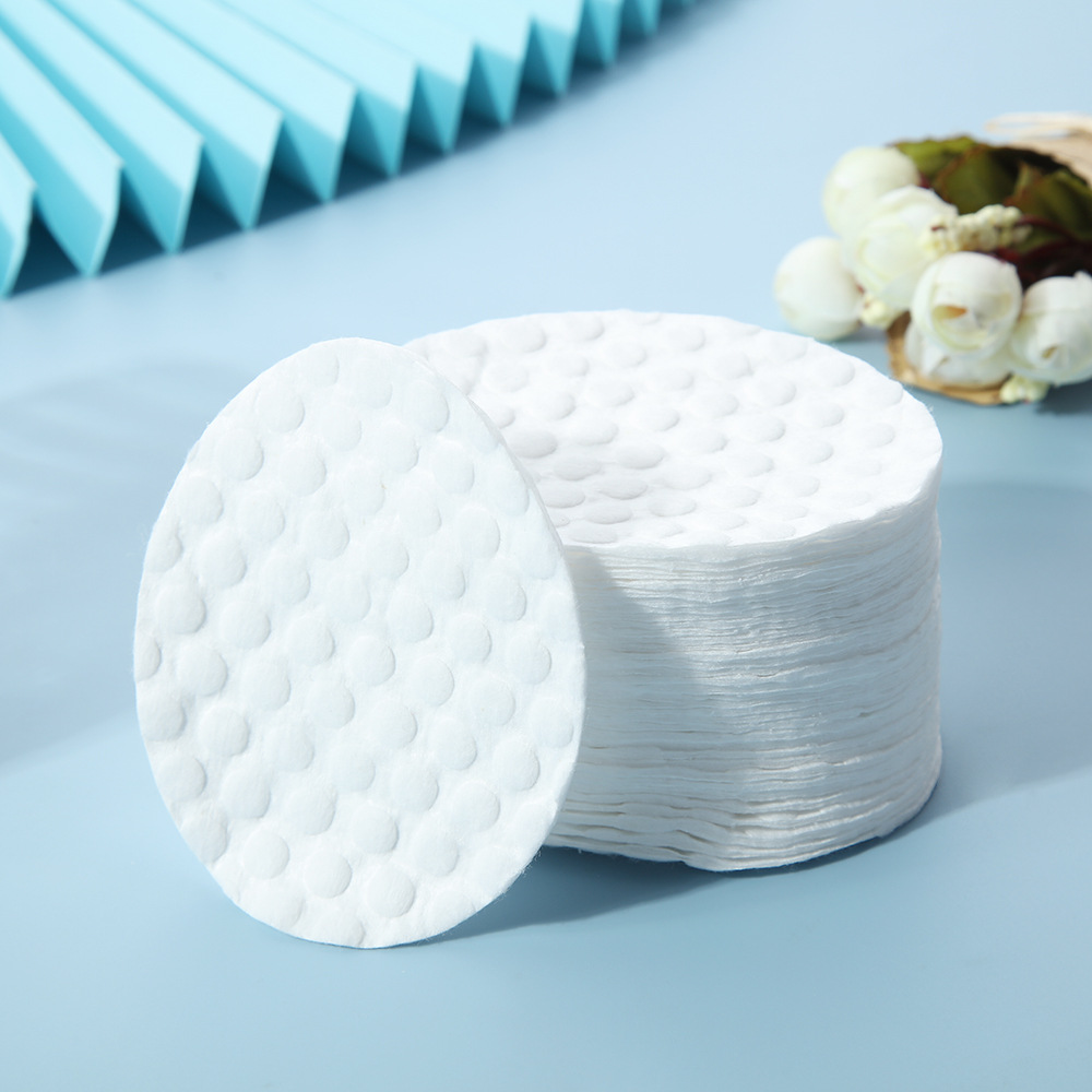 Algodón transfronterizo espeso ácido salicílico húmedo aplicación de algodón cosmético rebanada de algodón perla redonda desmaquillaje limpio rebanada de algodón cosmético