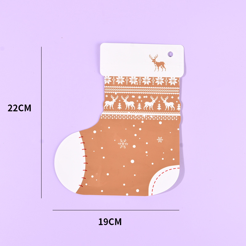 2026 nuevas bolsas de regalo de calcetines de Navidad embalaje de dulces autosuficientes bolsas de regalos de vacaciones creativas bolsas de aperitivos