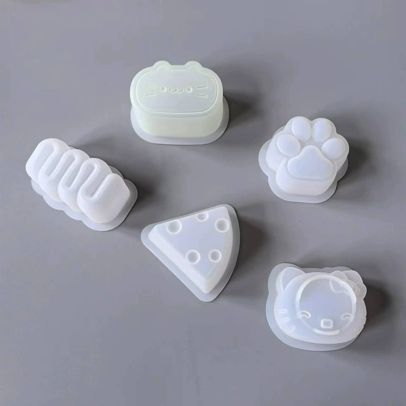DIY щепотка силиконовые формы для еды и игры ручной работы сыр оладьи кошачий кошачий кошачий клей для ароматерапии формы для выпечки