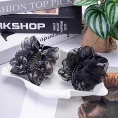 クラウドバブルメッシュ花ボールヘアクリップヘアアクセサリー 2025 新しいハイエンド後頭部ヘアクリップ女性のための