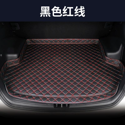 Trunk Mat, Trunk Mat - black-red-line-high-side-model-message-model-year-default-item