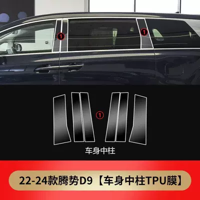 Car interior film Shift Central Control Interior - model-24-25-center-pillar-membrane