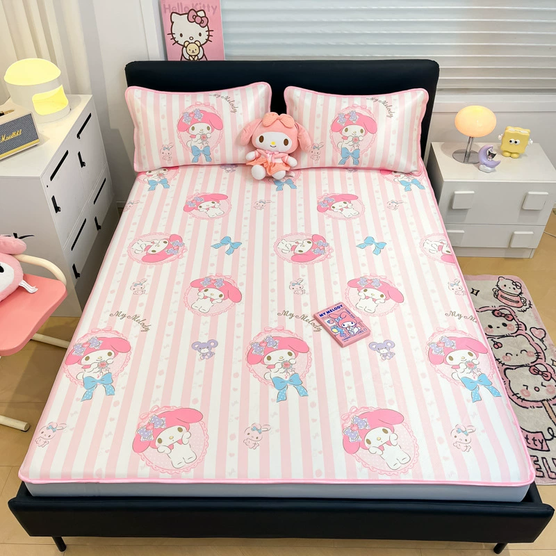Sanrio, шелковистый мат, летний комплект, детский лист, набор из 3 шт.