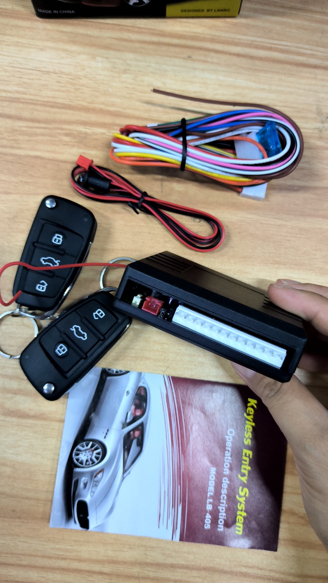 Universal Car Remote Keyless Central Locking Kit, Central Door Lock, Car Alarm Accessories, Available for Dropshipping