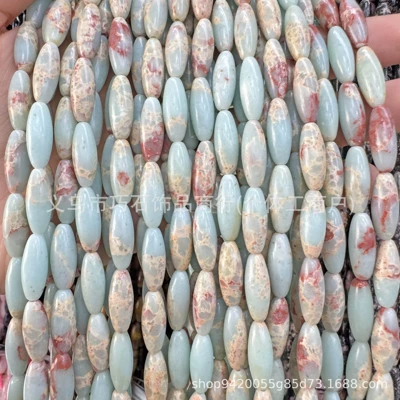 natural stone beads, pink crystal, Zərgərlik ara hissələri - synthetic-shoushan-stone-616mm