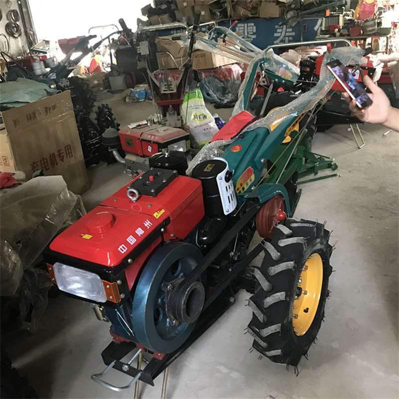 坦克履带式果园开沟施肥机 泰州市履带除草旋耕一体机手扶拖拉机