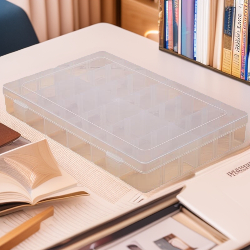 新品促销PP6格 12格 18格 （36格插2排）塑料收纳盒