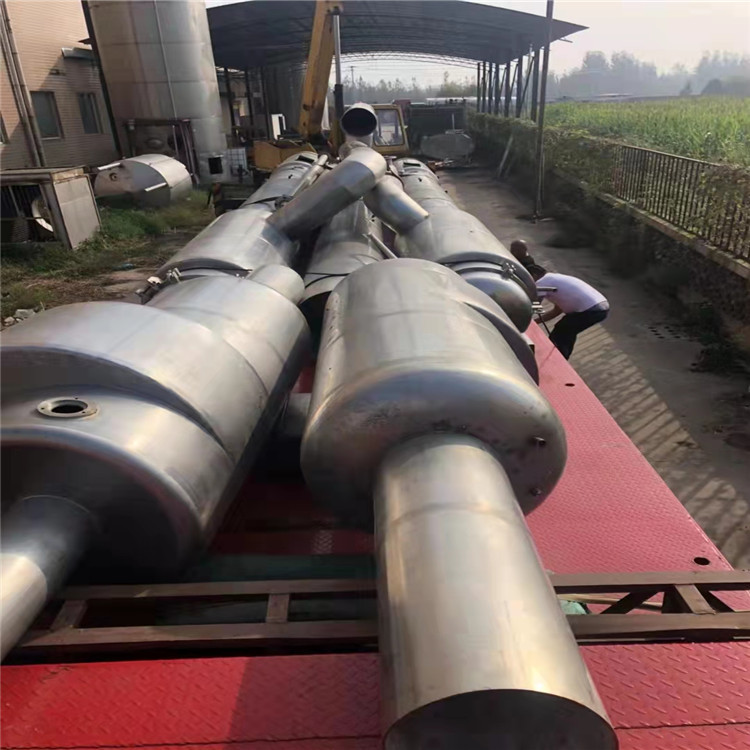 多种蒸发器设备 二手3吨双效降膜蒸发器 配套电力控制系统