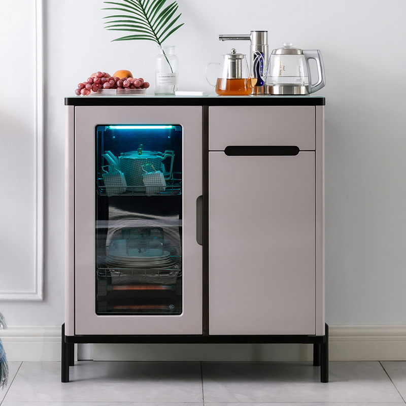 Máquina de té de control remoto inteligente de voz, refrigeración automática doméstica, dispensadora de agua caliente con desinfección y secado nuevo modelo