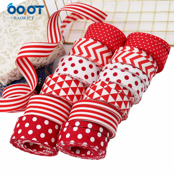 Baotong diy hair accessories geometric red bow pressure cloth strip double-sided ribbon handmade ribbon hairpin accessories ribbon