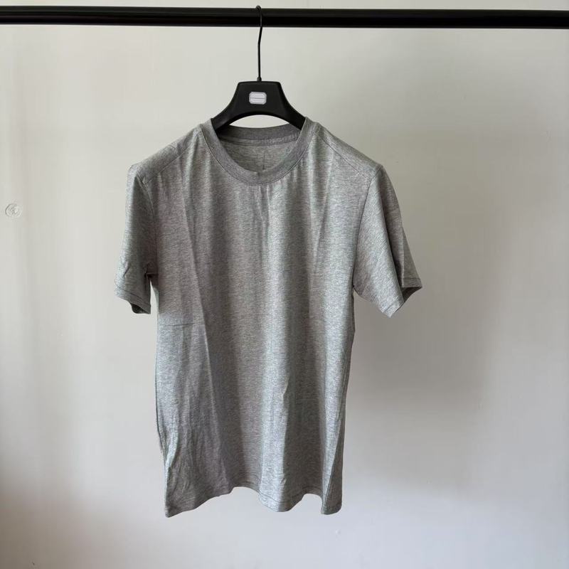 新作刺繍tシャツ夏男カジュアル純色ゆるい純綿丸襟半袖青年潮男服|undefined