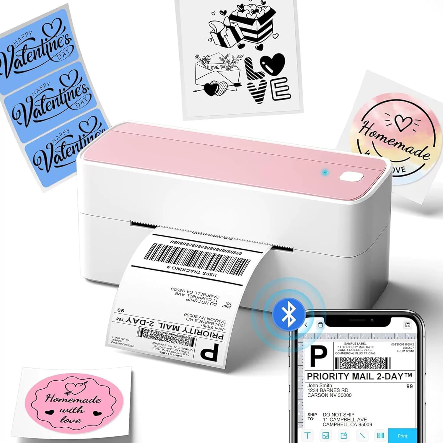 Phomemo (Cross-border trading), printer for commercial use, bluetooth