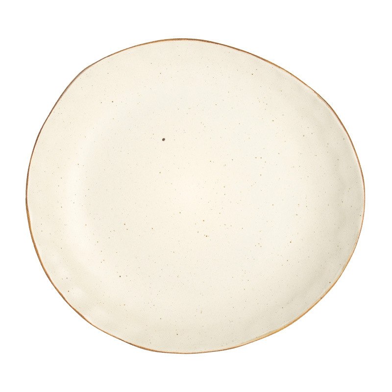 Platos de cerámica mate mate, platos de forma especial, platos de platos caseros, platos de pasta, platos de ensalada