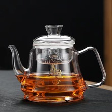 电磁炉蒸煮茶壶家用大容量煮茶壶加厚玻璃养生壶烧水泡茶壶