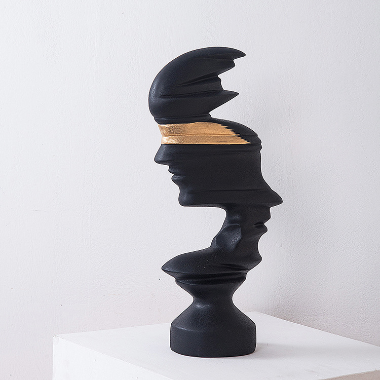 블랙 골드 라지 22x10.3x44cm