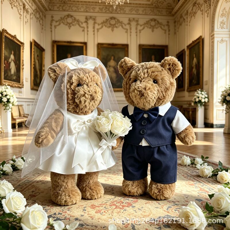 Only Doll Clothes for 28/36/47cm Barcelona Bear Dolls: Wedding Dresses, Suits, Formal Dresses, Overalls, Sweatshirts, Skirts Collection Only Doll Clothes for 28/36/47cm Barcelona Bear Dolls: Wedding Dresses, Suits, Formal Dresses, Overalls, Sweatshirts, Skirts Collection
