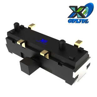 Patch small toggle switch three-speed patch 3-position sliding switch 3-position fluctuation switch 2P3T