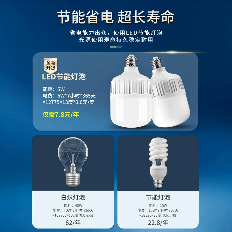 Сверхяркая LED-лампа, светильник, спиральная энергосберегающая лампа, с цоколем-винтом, защита глаз