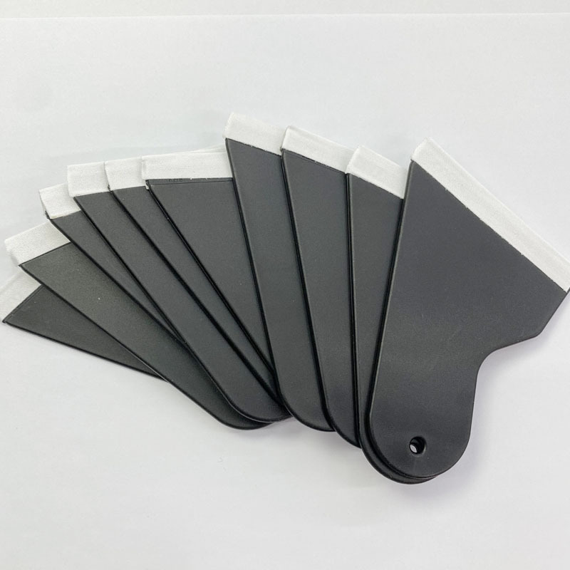 Mobile Phone Screen Protector Auxiliary Tool Velvet Scraper Tpu Hydrogel Film Curved Screen Bubble Removal Scraper Uv Film Push Card