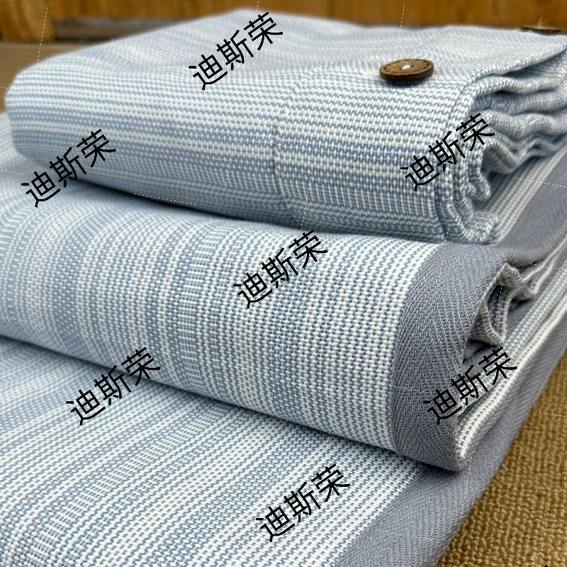 山东加厚老粗布凉席床单粗麻布亚麻冷感加厚不起皱夏季凉感强凉席