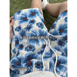 网图慎用 夏威夷民族风短裤男女抽绳夏季潮牌运动裤子DK2529