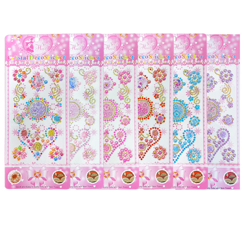 큰 사랑 보석 붙여 넣기 6 색상이 반복되지 않습니다.