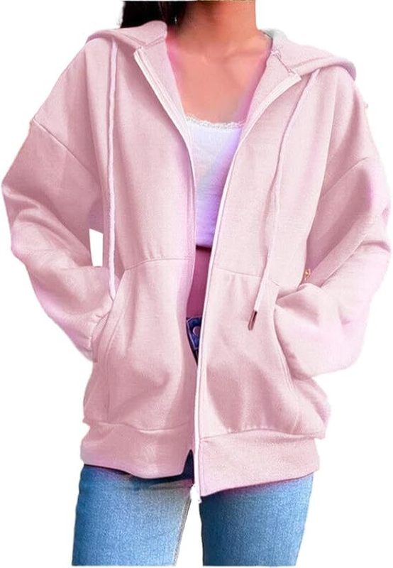国境を越えた貿易アマゾンヨーロッパとアメリカの新しい女性のベルベットの厚みのあるフード付き無地多用途ファッションカジュアルルーズスウェットシャツ|undefined