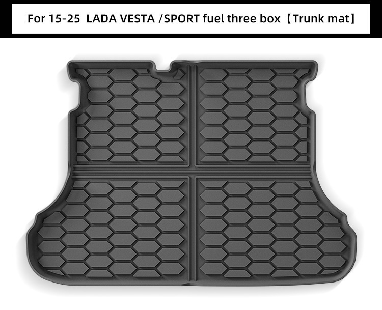 Suitable for 15-25 Models of Lada Vesta Sw Cross Car Floor Mats Tpe Trunk Mat Cross-Border