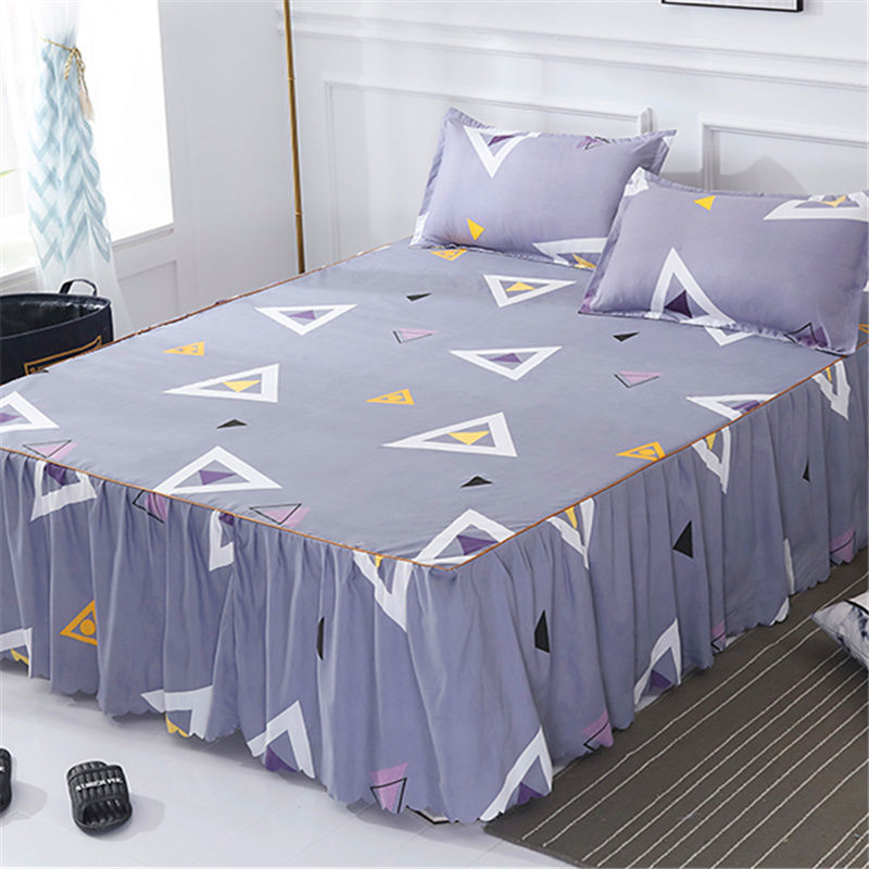 Una sola cubierta de cama de color sólido cubierta de cama de cama coreana sábanas de cama 1 m 1.5 / 2.0 m