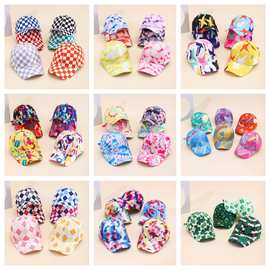 跨境新款嘻哈涂鸦棒球帽男女潮流街头遮阳个性鸭舌帽子