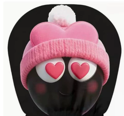 Universal seat cover – pullover printed car headrest cover, TEMU - heart-eyes-emoji-double-sided-printing-1-piece