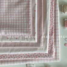 全棉40支数码印花面料 韩版ins风格子碎花布 女装童装家居服DIY布