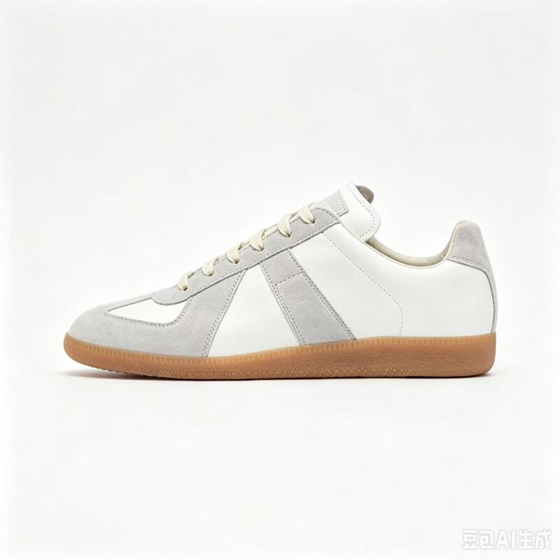 MM6 new Margiela training sneakers 2026 new ins trendy genuine leather retro flat shoes sports couple white sneakers MM6 new Margiela training sneakers 2026 new ins trendy genuine leather retro flat shoes sports couple white sneakers
