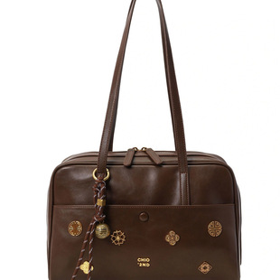 Nanfeng Forbidden City Culture Series Golden Years Pillow Bag Women's Portable Boston Shoulder Bag