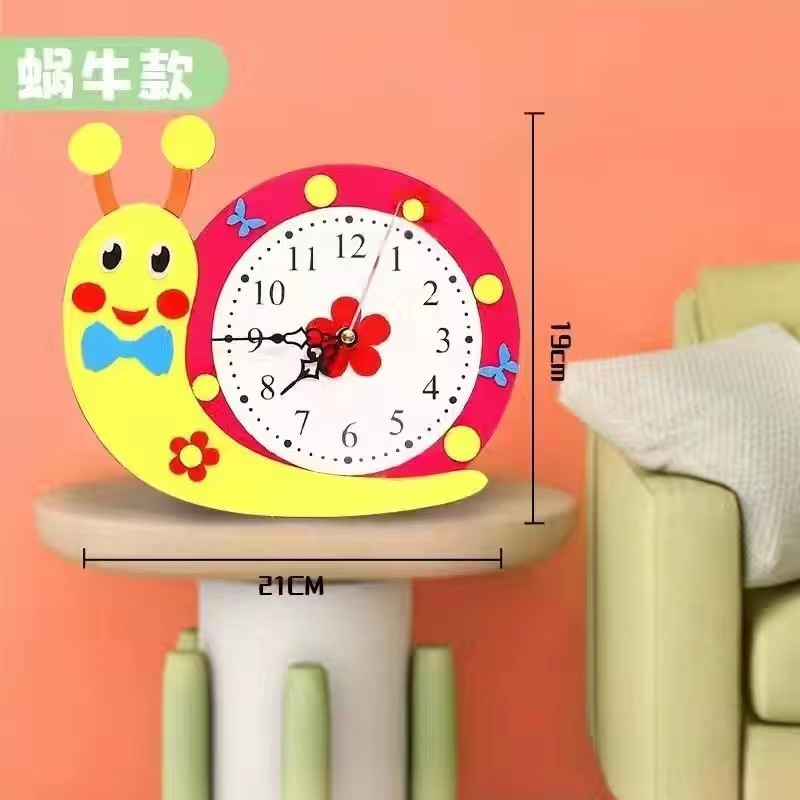 フェルト時計diy手作り不織布材料バッグ手作り時計自作時計飾りストラップ|undefined