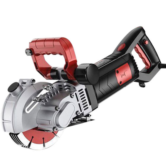 Hand-held slotting machine water and electricity installation one-time forming dust-free wall surface slotting high-power slot cutting artifact