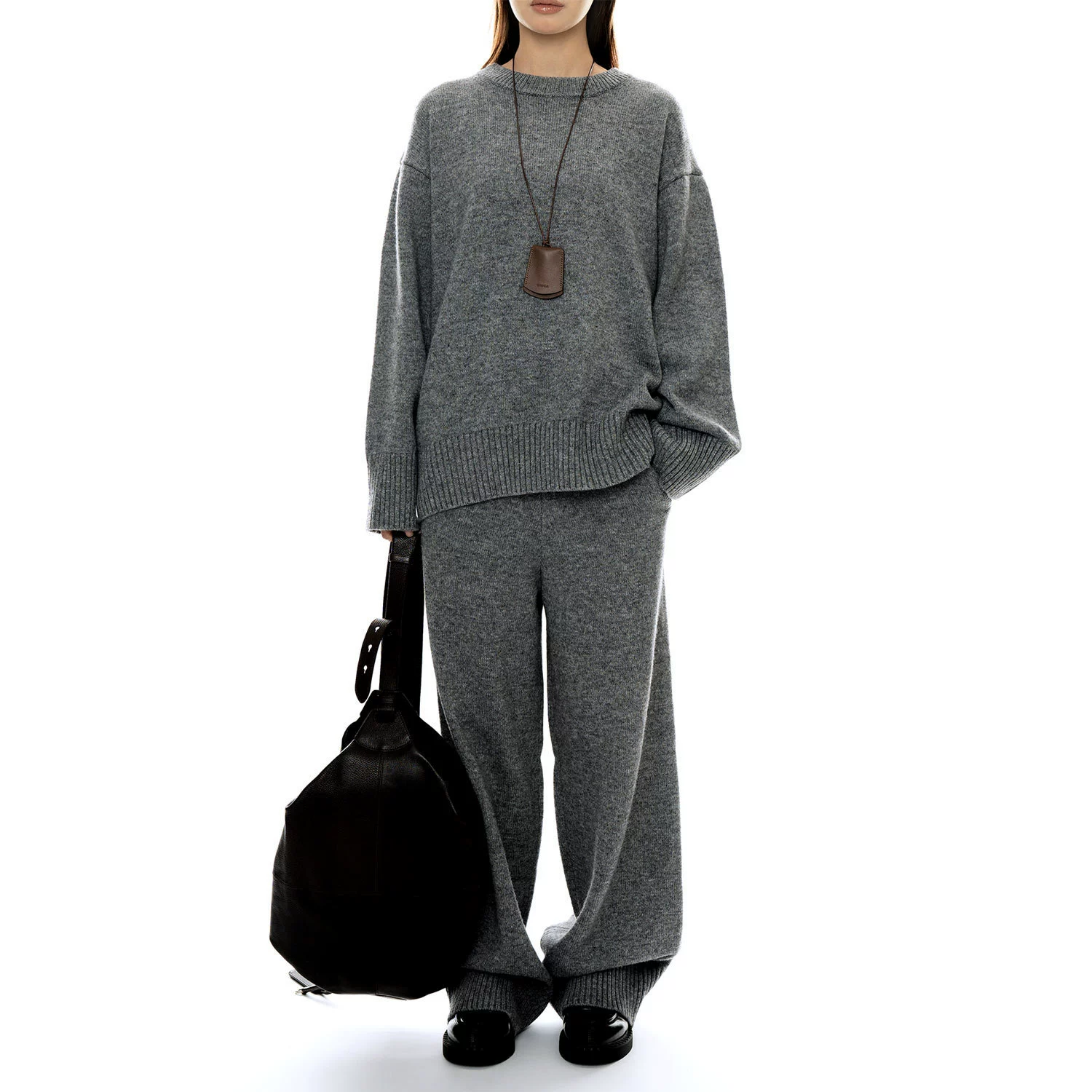 Зимний новый корейский стиль, ленивый и непринужденный шерстяной свитер, свободный большой размер, мягкий, восковой, приятный к коже топ для женщин